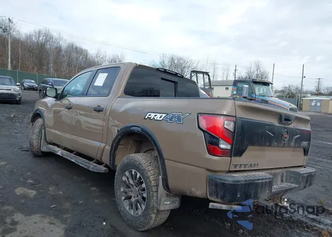 2020 Nissan Titan Pro-4X 4X4 z USA, uszkodzony, nr VIN 1N6AA1ED1LN508064